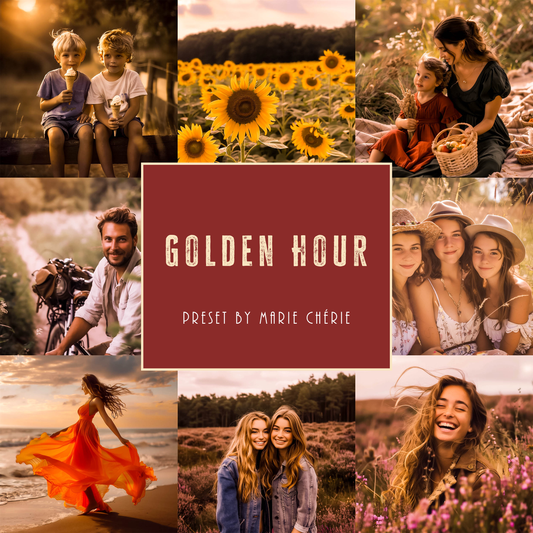 GOLDEN HOUR | Presets by Marie Chérie